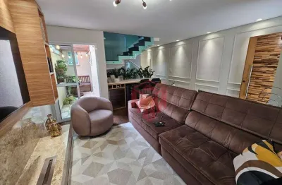 Sobrado com 3 dormitórios à venda, 206 m² por r$ 1.300.000,00 - vila alzira - santo andré/sp