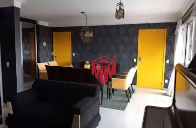 Apartamento com 3 dormitórios para alugar, 128 m² por R$ 7.310,14/mês - Centro - Santo André/SP