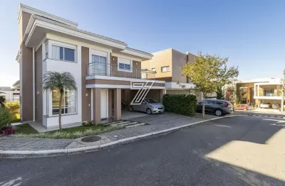 Casa em condomínio fechado com 4 quartos à venda na rua hermenegildo luca, 101, santa felicidade, curitiba, 254 m2 por r$ 2.490.000