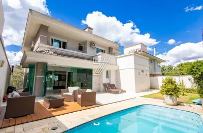 Casa em condomínio fechado com 4 quartos à venda na rua josé nicco, 360, mossunguê, curitiba, 381 m2 por r$ 3.750.000