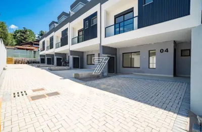 Casa em condomínio fechado com 4 quartos à venda na rua albano reis, 848, bom retiro, curitiba, 195 m2 por r$ 1.285.000