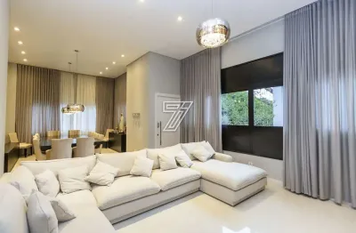Casa em condomínio fechado com 3 quartos à venda na rua hermenegildo luca, 101, santa felicidade, curitiba, 298 m2 por r$ 3.500.000