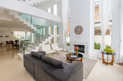 Casa em condomínio fechado com 4 quartos à venda na rua josé tomasi, 142, santa felicidade, curitiba, 346 m2 por r$ 2.700.000