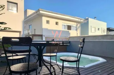 Casa alto padrão, com 3 dormitórios à venda, 300 m² por r$ 2.350.000 - massaguaçu - caraguatatuba/sp