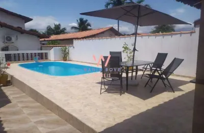 Casa com edícula, 3 dormitórios à venda, 301 m² por r$ 1.100.000 - porto novo - caraguatatuba/sp