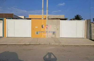 Casa com 2 dormitórios à venda, 64 m² por r$ 335.000 - balneário dos golfinhos - caraguatatuba/sp