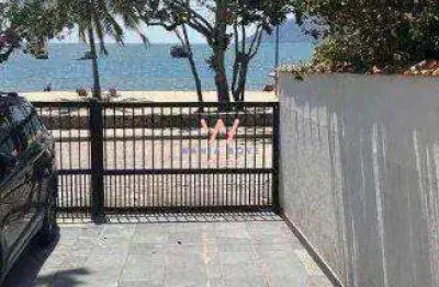 Casa beira mar com 3 suítes, 213 m² à venda por r$ 1.800.000 - cigarras - são sebastião/sp