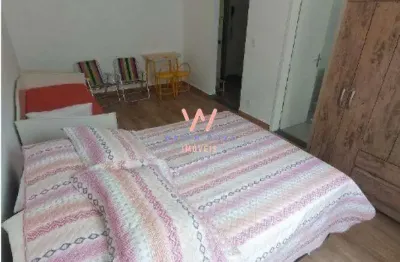 Apartamento kitnet, com 1 dormitório, à venda por r$ 240.000 - centro - caraguatatuba/sp