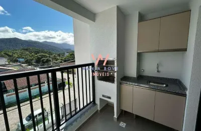 Apartamento com 2 dormitórios à venda, 56m² por r$ 530.000 - martim de sá - caraguatatuba/sp