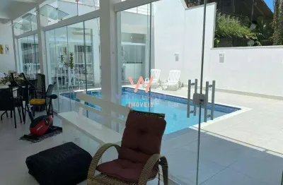 Casa de alto padrão com 4 dormitórios à venda, 250m² por r$1.700.000 - praia do capricórnio - caraguatatuba/sp