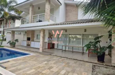Sobrado de alto padrão a 40m da praia, com 4 dormitórios à venda, 270m² por r$5.900.000 - guaecá - são sebastião/sp