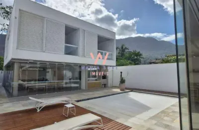 Casa a 100m com 4 dormitórios à venda, 250m² por r$5.000.000 - guaecá - são sebastião/sp