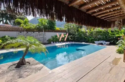 Casa de alto padrão com 3 dormitórios à venda, 400m² por r$3.600.000 - barequeçaba - são sebastião/sp