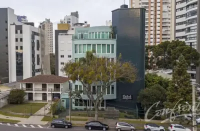 Sala comercial para alugar na rua natal cecone, 145, mossunguê, curitiba, 207 m2 por r$ 12.480