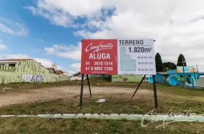 Terreno comercial para alugar na avenida comendador franco, 3964, uberaba, curitiba por r$ 8.500