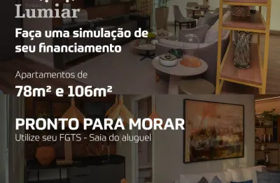 Vendo apto na batista campos, torre lumiar com 78m2 e106m2 , com 2 e 3/4 sendo 1 suíte.