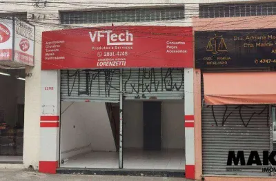 Salão para alugar, 38 m² por r$ 2.106,50/mês - centro - suzano/sp