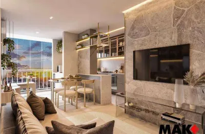 Apartamento com 2 dormitórios à venda, 48 m² - loteamento municipal brás cubas - mogi das cruzes/sp
