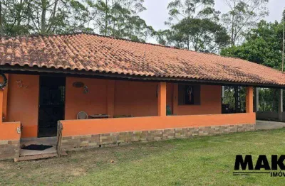 Chácara com 2 dormitórios à venda, 5288 m² por r$ 650.000,00 - taiacupeba - mogi das cruzes/sp