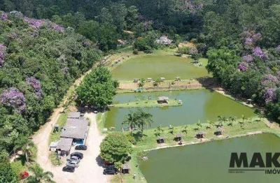 Área com pesqueiro à venda, 503000 m² por r$ 13.000.000 - chácara são lucido - mauá/sp