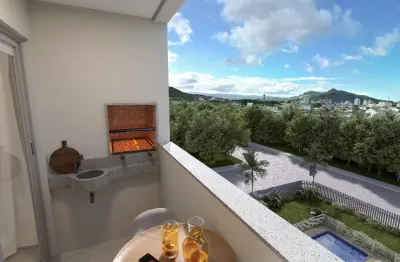 Belíssimo apartamento na planta em biguaçu com sacada e infraestrutura completa