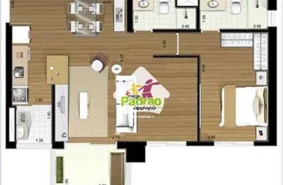 Apartamento com 2 dorms, barra funda, são paulo - r$ 550.000,00, 63m² - codigo: 5356