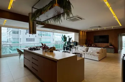 Vendo apartamento no atmosphere - andar alto - 100 % mobiliado- 4 suítes