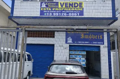 Sala comercial com 4 salas à venda na Rua Professor José Gonçalves Paim, 123/125/12, Parque Bitaru, São Vicente