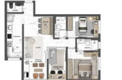 Apartamento à venda, 82 m² por r$ 802.170,95 - vila andrade - são paulo/sp