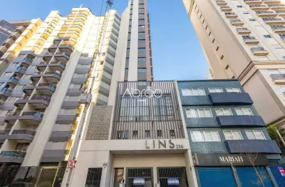 Apartamento de 1 quarto à venda no batel, em curitiba - com 1 vaga de garagem - 24m² | ref 468