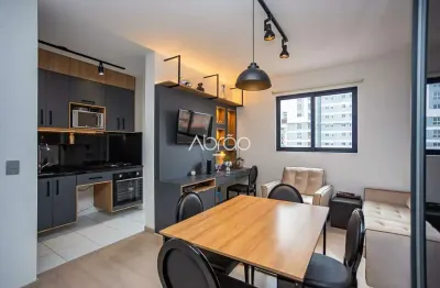 Apartamento mobiliado com 2 quartos à venda no centro de curitiba – brigadeiro towers | ref 553