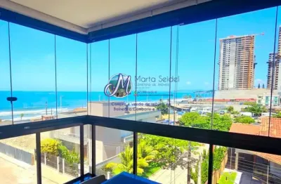 Apartamento com vista mar 3 suítes mobiliado  barravelha sc