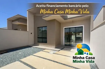 Casa enquadra no mcmv tem 2 dormitórios e suíte BarraVelha-SC
