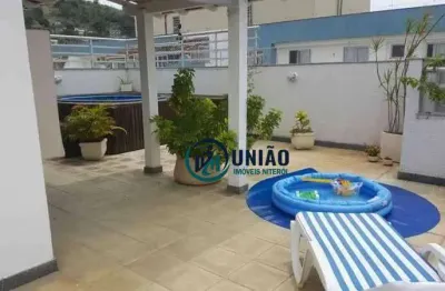 Cobertura com 4 dormitórios à venda, 197 m² por r$ 1.050.000,00 - santa rosa - niterói/rj