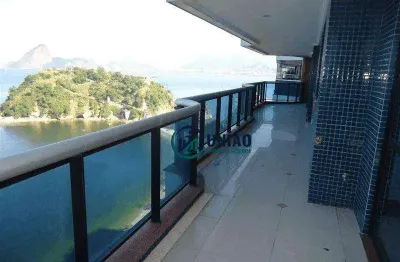 Apartamento com 4 quartos à venda, 270 m² por r$ 3.500.000 - boa viagem - niterói/rj