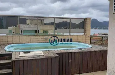 Cobertura com 3 quartos à venda, 230 m² por r$ 1.900.000 - piratininga - niterói/rj