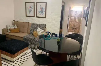 Apartamento com 2 quartos à venda, 50 m² por r$ 474.000 - itaipu - niterói/rj