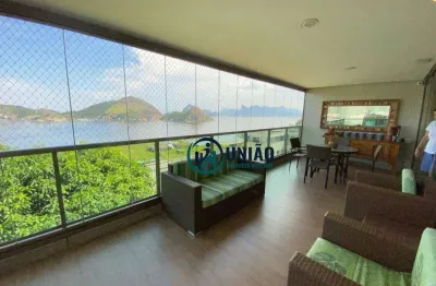 Apartamento com 4 quartos à venda, 250 m² por r$ 4.000.000 - são francisco - niterói/rj