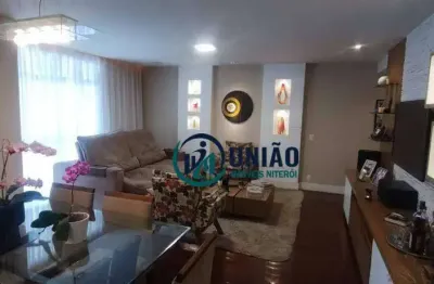 Apartamento com 3 quartos à venda, 120 m² por r$ 850.000 - santa rosa - niterói/rj