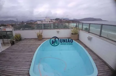 Cobertura com 3 quartos sendo 2 suítes à venda, 260 m² por r$ 2.450.000 - piratininga - niterói/rj