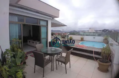 Cobertura com 3 quartos sendo 2 suítes à venda, 260 m² por r$ 2.450.000 - piratininga - niterói/rj