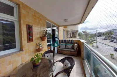 Apartamento com 3 quartos sendo 2 suítes à venda, 140 m² por r$ 790.000 - itaipu - niterói/rj