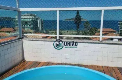 Cobertura com 2 quartos à venda, 110 m² por r$ 1.350.000 - piratininga - niterói/rj