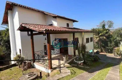 Excelente casa com 4 dormitórios, sendo 2 suítes, piscina, churrasqueira, terreno com 980 m2, à venda - maria paula - são gonçalo/rj