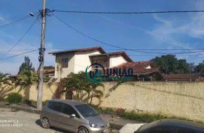 Excelente casa com 5 dormitórios, sendo 3 suítes, escritório,  à venda, 455 m² - engenho do roçado - são gonçalo/rj