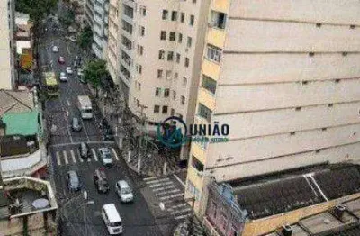 Ótima localização, kitnet com 1 dormitório à venda, 40 m² por r$ 200.000 - centro - niterói/rj