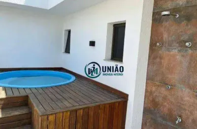 Raridade: excelente cobertura linear, com 2 dormitórios, sendo uma suíte, duas vagas, lazer completo!