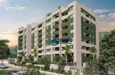 Apartamento com 2 dormitórios à venda, 42 m² por r$ 301.488,00 - fonseca - niterói/rj