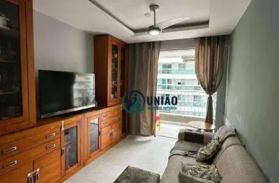 Apartamento com 2 quartos à venda, 75 m² por r$ 570.000 - santa rosa - niterói/rj