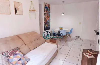 Ótimo apartamento com 2 dormitórios, sendo uma suíte, uma vaga, lazer completo !!